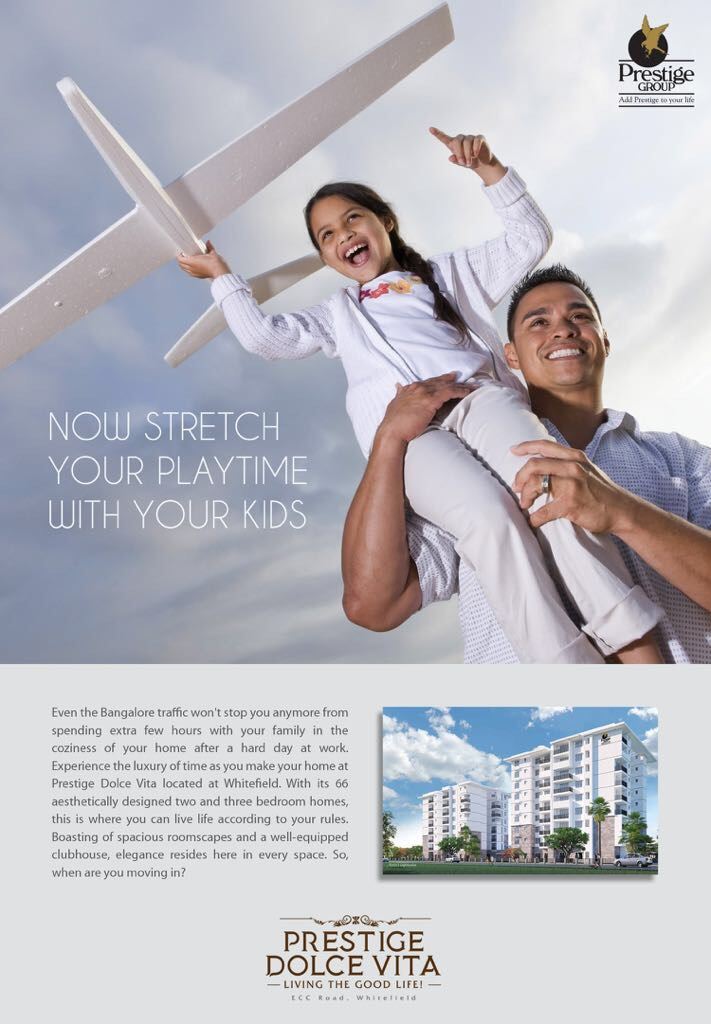 Stretch your playtime with your kids at Prestige Dolce Vita in Bangalore Update